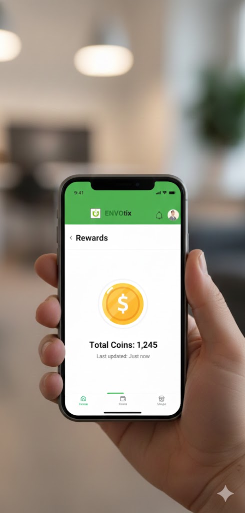 Person composting organic kitchen scraps like banana peels and vegetable cuttings.